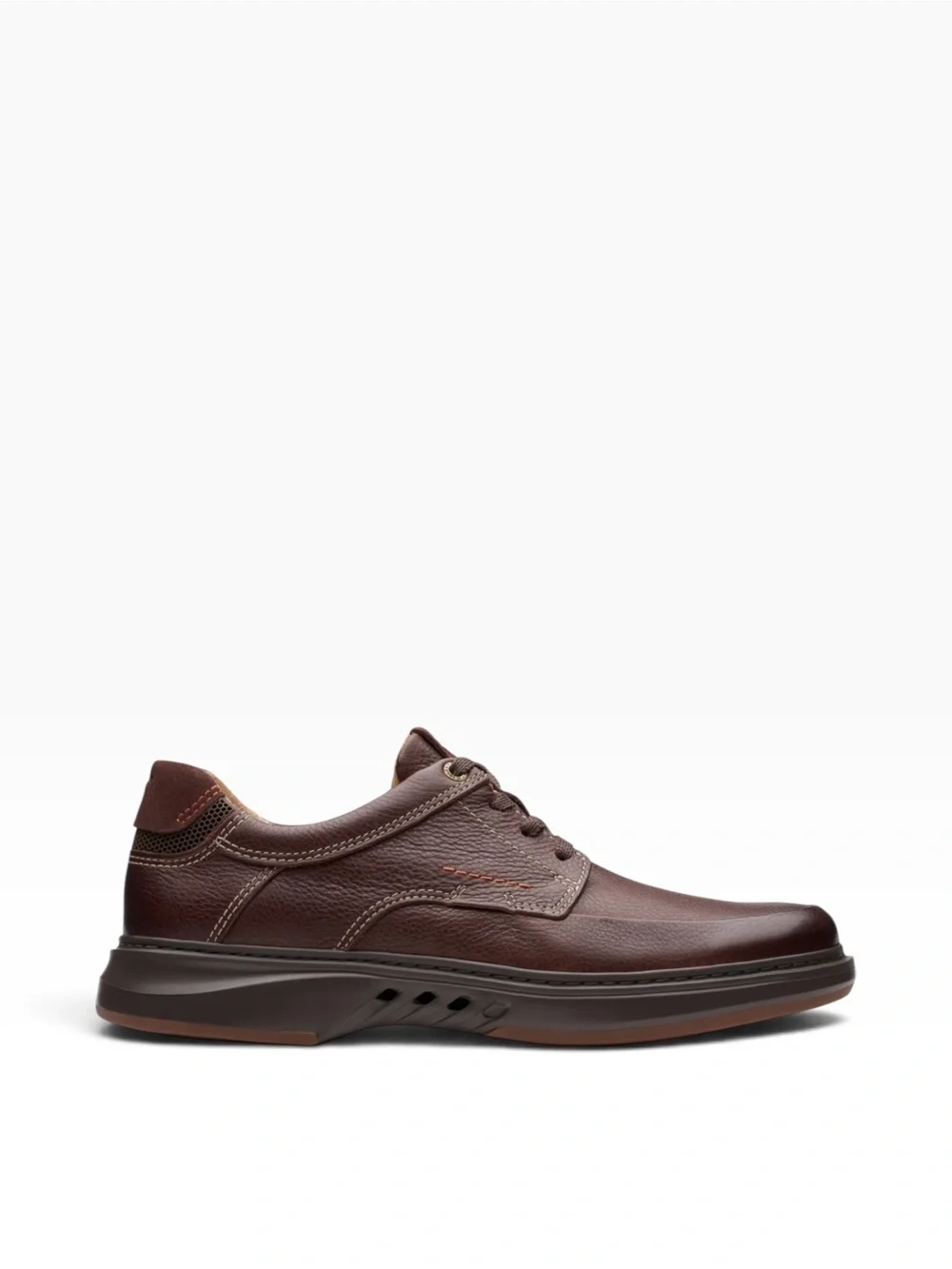 New Clarks Unstructured Bailey Lace Oxford Genuine Leather Lace-Up Comfort